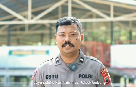 masih berseragam aipda estu tak malu langsung ke kandang kambing jadi peternak