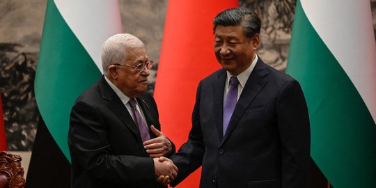 Momen Xi Jinping Bertemu Mahmoud Abbas, Tegaskan China Dukung Palestina Merdeka