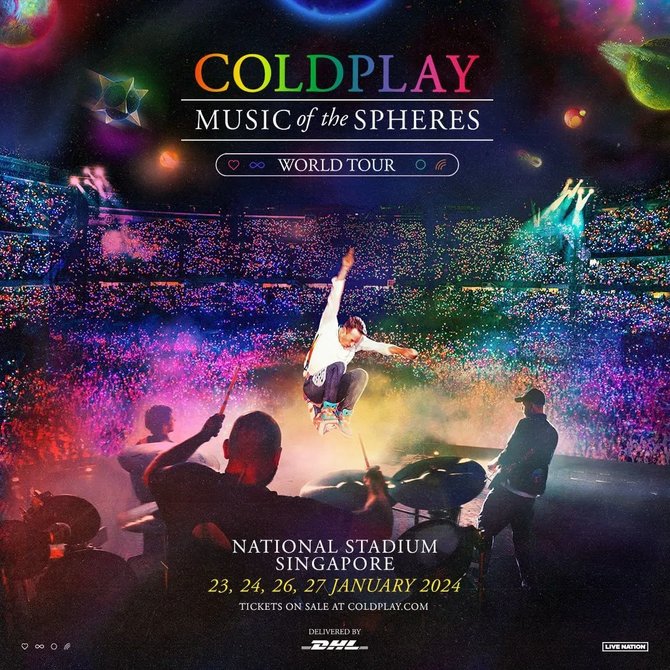 jadwal konser coldplay di singapura