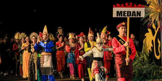Tarian Multietnis Medan Pukau warga Batam di Acara Kenduri Seni Melayu
