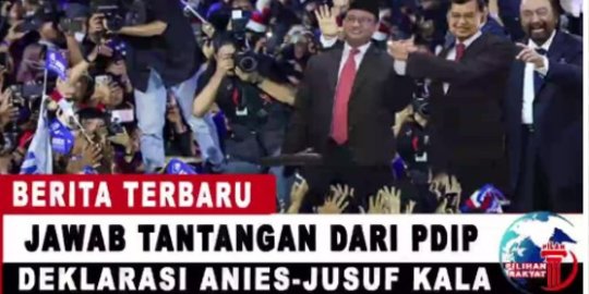 CEK FAKTA: Video Sebut NasDem dan PKS Deklarasi Pasangan Anies-JK?