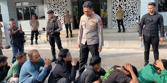 21 Preman Garut yang Ditangkap Karena Bikin Resah Positif Narkoba