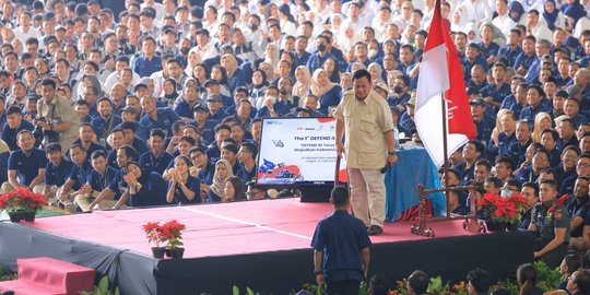 Prabowo: Orang Indonesia Timur Kalau Sudah Yakin di Hatinya Pasti Setia