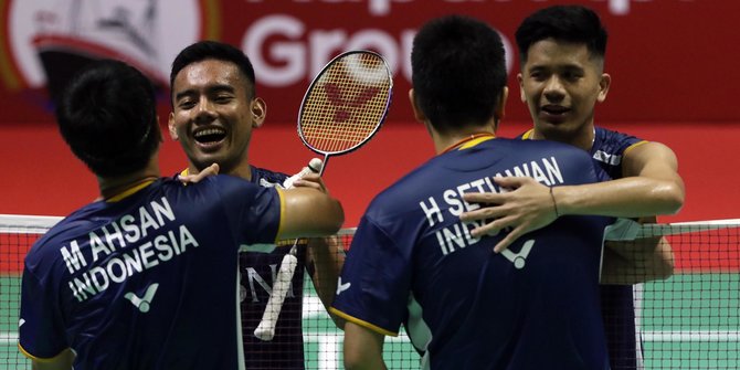 Dramatis, Pramudya/Yeremia Tumbangkan Hendra/Ahsan di Indonesia Open 2023