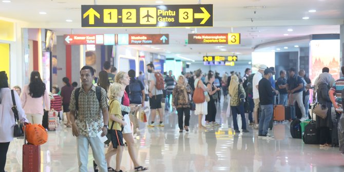 Bandara I Gusti Ngurah Rai Bali Bebaskan Penumpang Tidak Pakai Masker