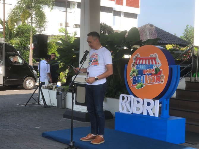 bazar umkm brilian di kantor ro bri yogyakarta