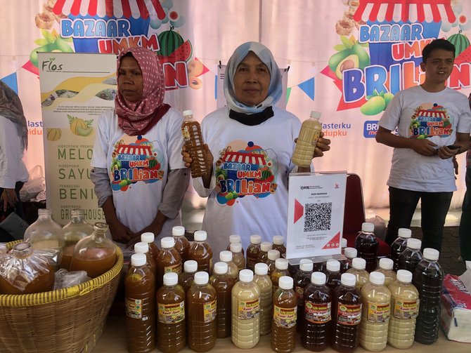 bazar umkm brilian di kantor ro bri yogyakarta