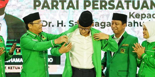 Kelakar Ketum PPP: Kalah dari Sandiaga Diusulkan jadi Cawapres Ganjar