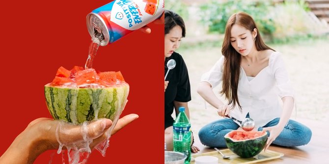 Resep Subak Sprite (Watermelon Soda Punch) Seperti di Drama Korea