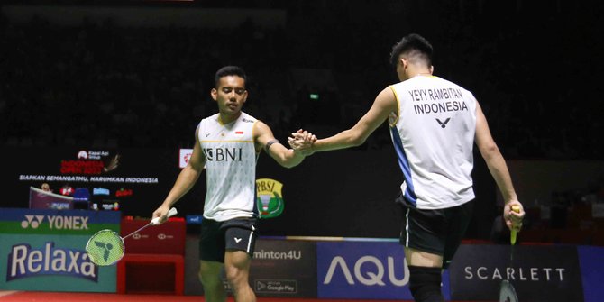 Sikat Wakil China, Pramudya/Yeremia Lolos Semifinal Indonesia Open 2023