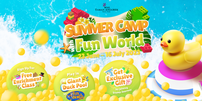 Libur Sekolah Aktif dan Kreatif dengan Ikuti Summer Camp di Mal Taman Anggrek!