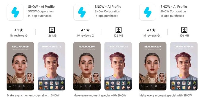 Harga dan Cara Pakai Aplikasi Foto Snow AI Profile yang Bisa Mirip Artis Korea