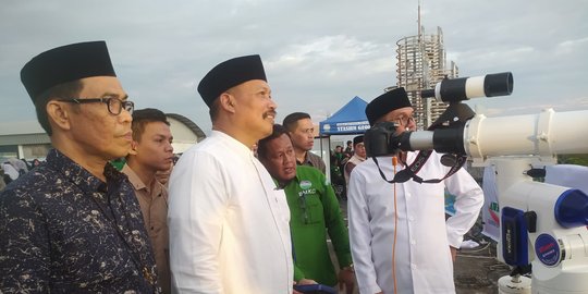 Pemantauan Hilal 1 Zulhijah Digelar di Atap Mal Makassar, Ini Hasilnya