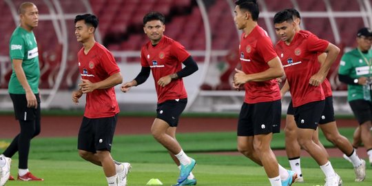 Intip Persiapan Timnas Indonesia Latihan Jelang Laga Melawan Argentina