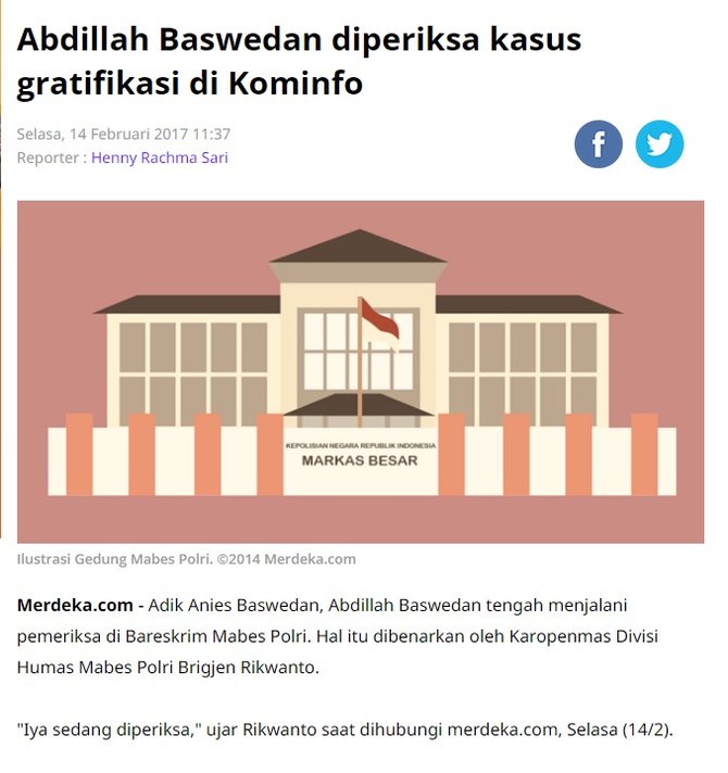 cek fakta hoaks adik anies baswedan diperiksa bareskrim jelang pemilu 2024