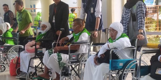 Usia Tak jadi Penghalang, 6 Jemaah Berumur Satu Abad Ini Semangat Pergi Haji