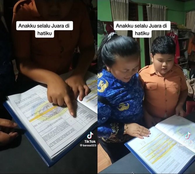 banjir pujian begini reaksi seorang ibu saat tahu anaknya dapat rangking 27