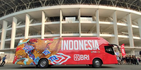 Penampakan Keren Bus Baru Timnas Indonesia, Bikin Dobel Semangat Lawan Argentina!