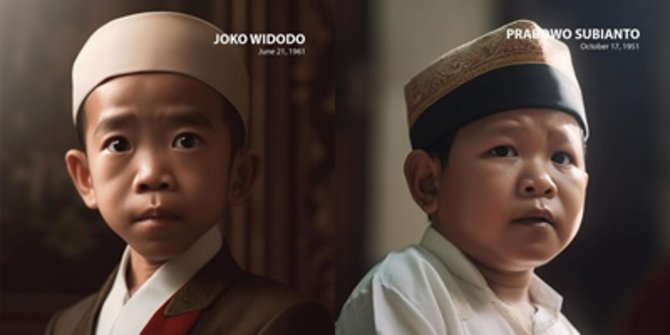 Potret Para Menteri Jokowi Versi AI dalam Bentuk Anak Kecil, Imut Menggemaskan