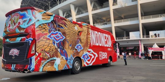 Dukung Perkembangan Ekosistem Sepak Bola Nasional, BRI Berikan Bus untuk Skuad Garuda