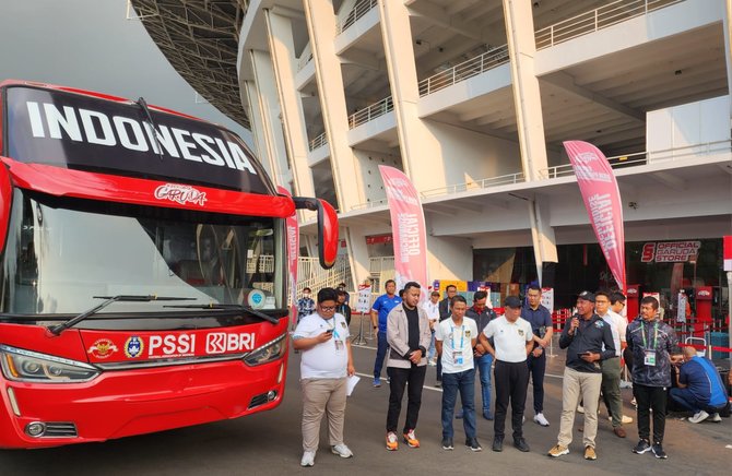 bri berikan bus untuk skuad garuda untuk dukung perkembangan ekosistem sepak bola nasional