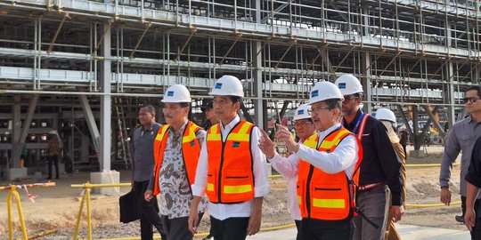 Jokowi Cek Proyek Smelter Freeport di Gresik: Ini Pondasi Indonesia jadi Negara Maju