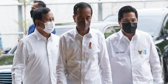 Jokowi Disebut Ingin 'Jodohkan' Prabowo-Erick Thohir di Pilpres 2024