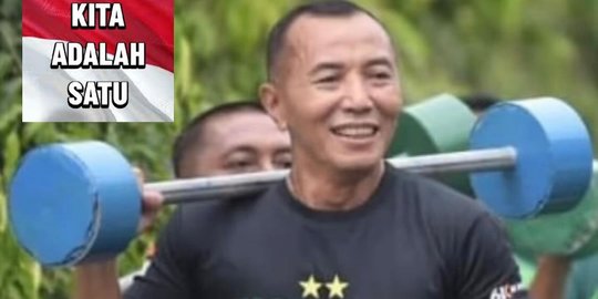 Jenderal TNI Lari Bareng Anggota Sambil Bawa Beban di Pundak, Gagah Tak Kenal Lelah