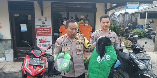 Penyamaran Pakai Atribut Ojek Online Terbongkar, Dua Pencuri Motor Dihakimi Massa