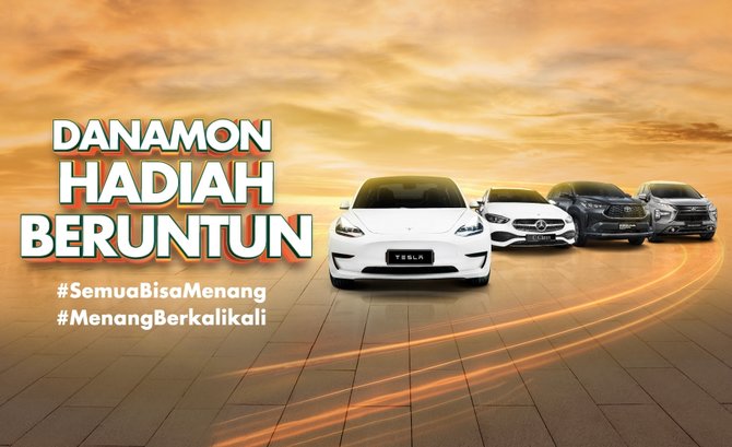 semua bisa menang dapatkan tesla dan mobil impian lain lewat danamon hadiah beruntun