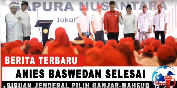 CEK FAKTA: Ribuan Jenderal Turun Ke Jalan Deklarasi Ganjar-Mahfud MD ...