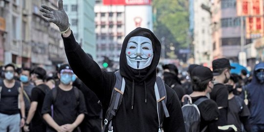 kisah tragis di balik asal-usul topeng vendetta, jadi simbol protes di seluruh dunia
