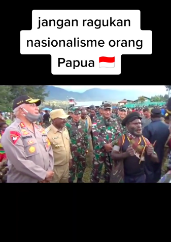 di depan jenderal polisi bintang 2 pria papua ini merdu nyanyikan lagu 17 agustus