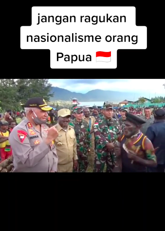 di depan jenderal polisi bintang 2 pria papua ini merdu nyanyikan lagu 17 agustus