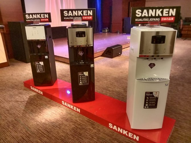 peluncuran dispenser sanken infinite series di jakarta