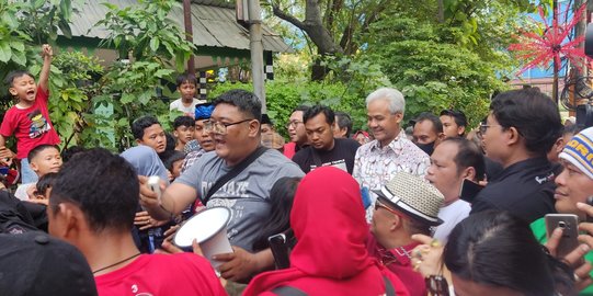 Blusukan di Jakarta Utara, Ganjar Terima Keluhan Kesulitan Air Bersih