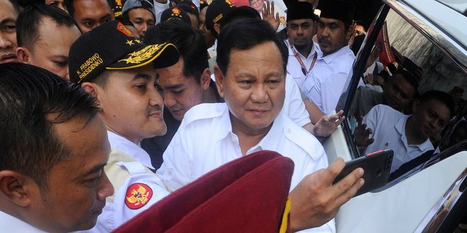 Prabowo Sapa Riza Patria: Potongannya Kayak Gubernur DKI Jakarta