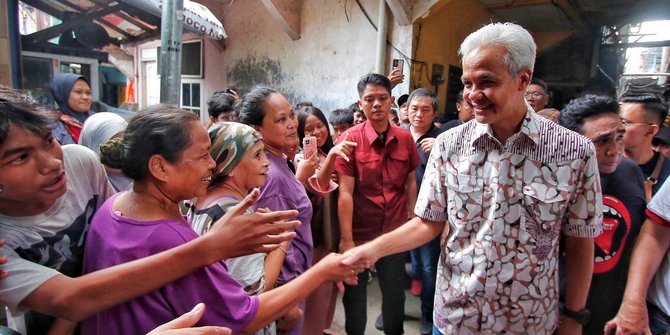 Ketika Warga Pademangan Tanya Ganjar: Bapak Keren Mau Blusukan, Pak Prabowo Kapan?