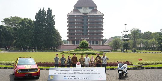 Honda Pilih Universitas Indonesia untuk Edukasi dan Riset Teknologi Mobil Listrik