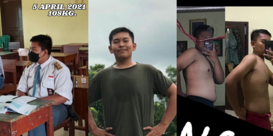 Kisah Inspiratif Remaja Ubay Turunkan Berat Badan dari 108 kg Hingga Susut 28 kg