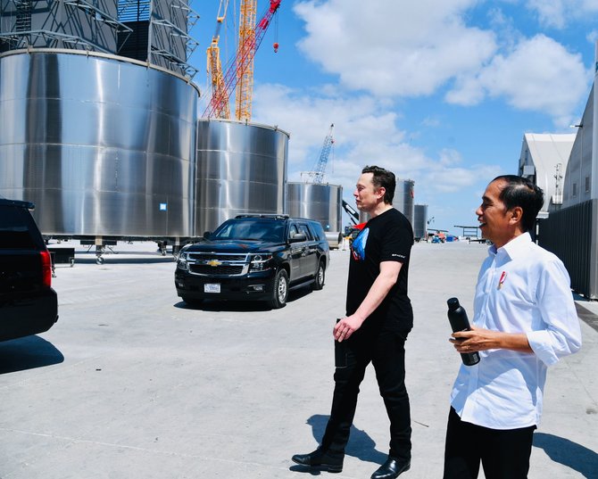 presiden jokowi bertemu elon musk bahas kerja sama tesla dan spacex