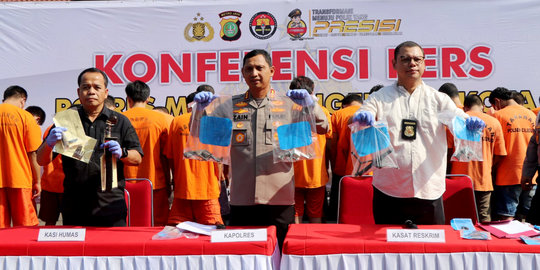 400 Kali Beraksi di Tangerang Sekitarnya, 28 Pelaku Curanmor Ditangkap