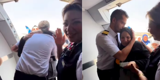 Seorang Ibu Berangkat Haji, Tak Diduga Sosok Pilot Pesawat Ditumpangi Bikin Terkejut