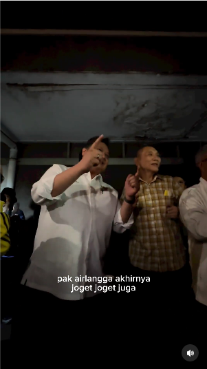 bos jalan tol jusuf hamka bareng menteri asyik joget bareng di gang sempit