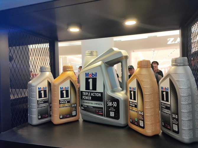 mobil lubricants luncurkan produk pelumas mesin sintetik mobil1 dengan triple action power