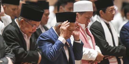 Wapres Ma'ruf Amin Salat Iduladha di Masjid Istiqlal