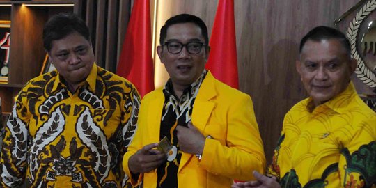 Ridwan Kamil Masuk Bursa Cawapres Ganjar, Golkar Ingatkan Janji Dukung Airlangga