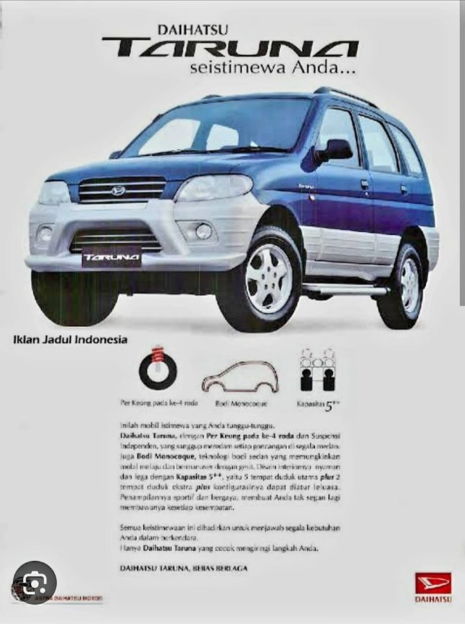 daihatsu taruna generasi pertama 1999