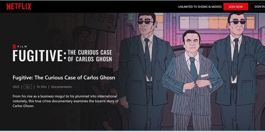 Carlos Ghosn Gugat Nissan US$ 1 Miliar, Kisah Buronnya dari Jepang Difilmkan Netflix!