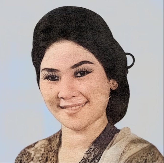 potret irma ottenhoff diwarnai dengan ai